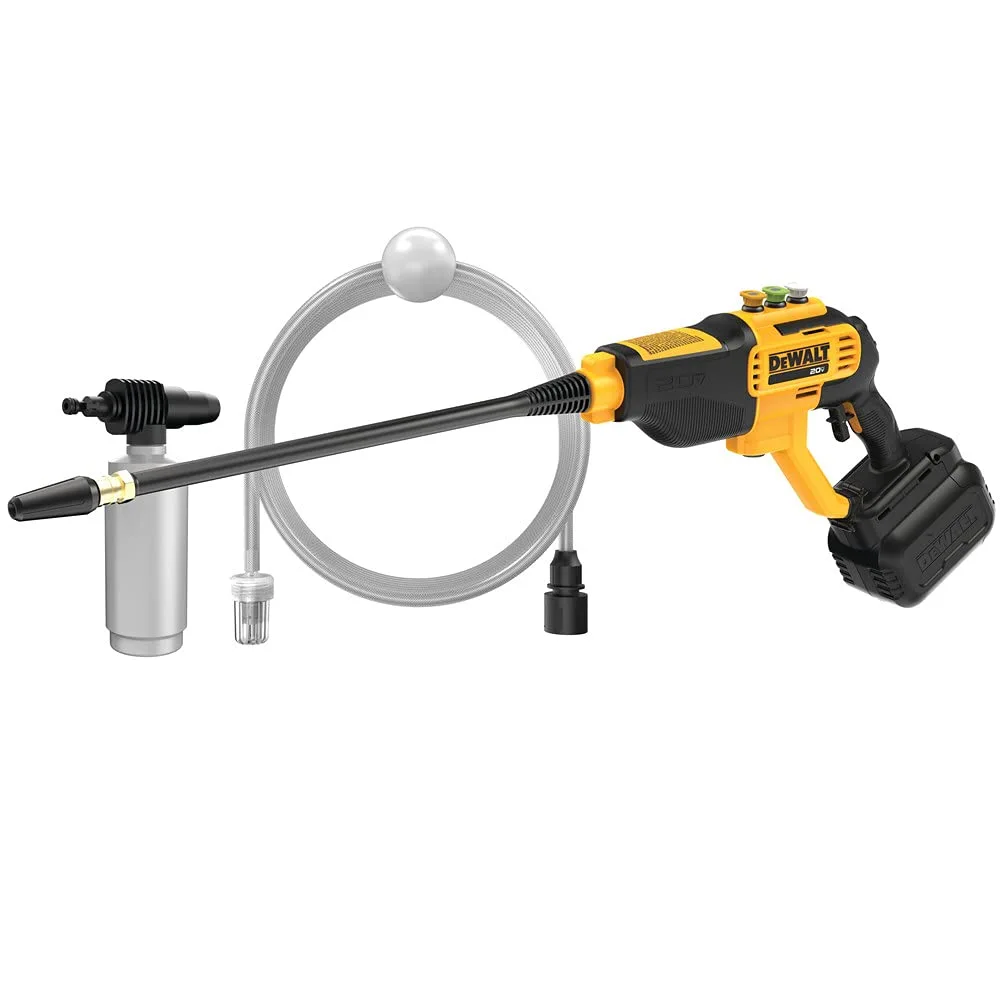Hand Wash Car Wash Mastery: 10 Top Tools & Pro Tips for a Flawless Finish 5 DEWALT DCPW550P1 Power Cleaner YellowBlack