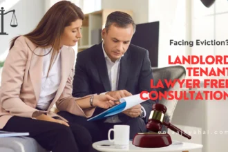 Attorney consulting with a Landlord Tenant Lawyer for Free consultation over a lease agreement